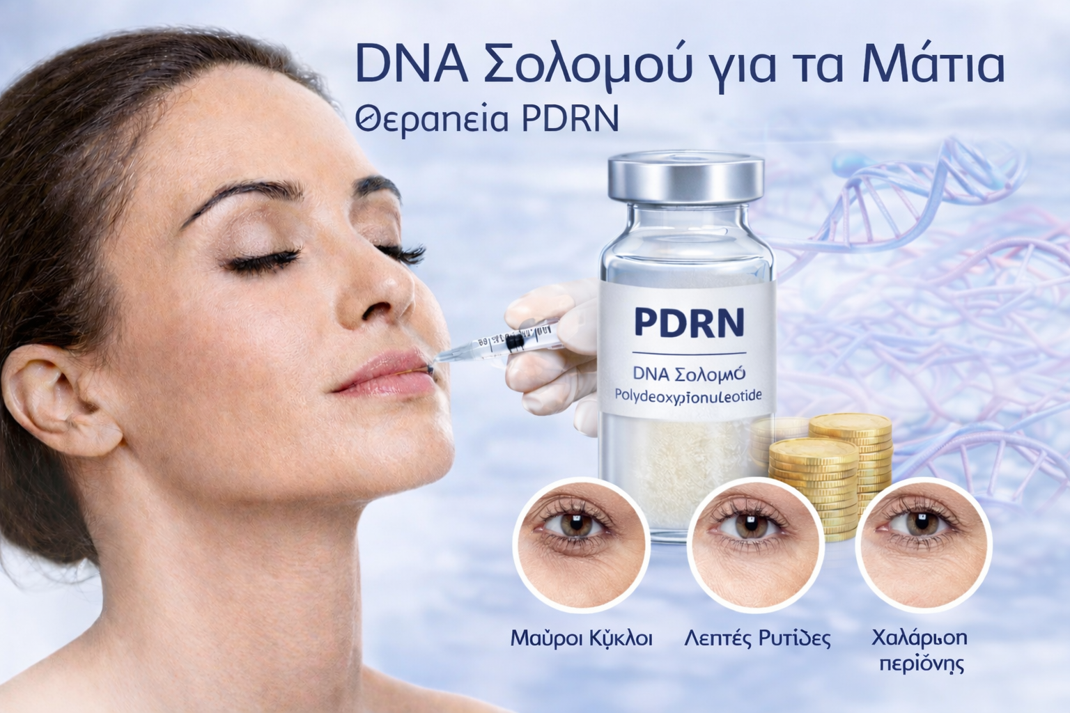 DNA σολομού μάτια