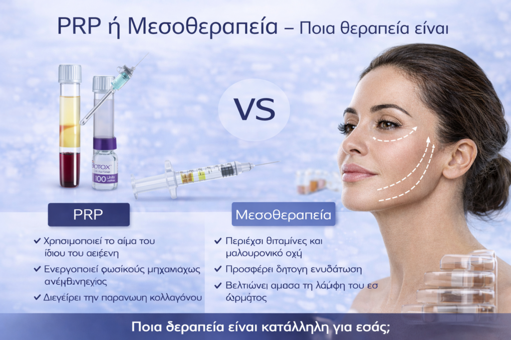 PRP ή μεσοθεραπεία