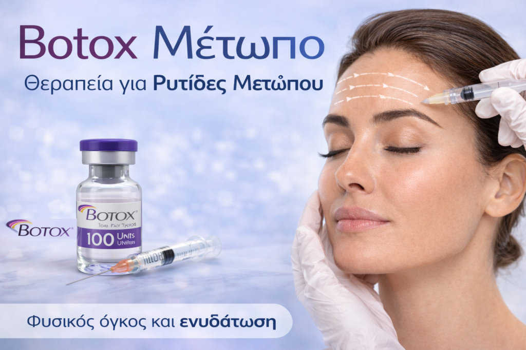 botox μέτωπο θεραπεία ρυτίδων