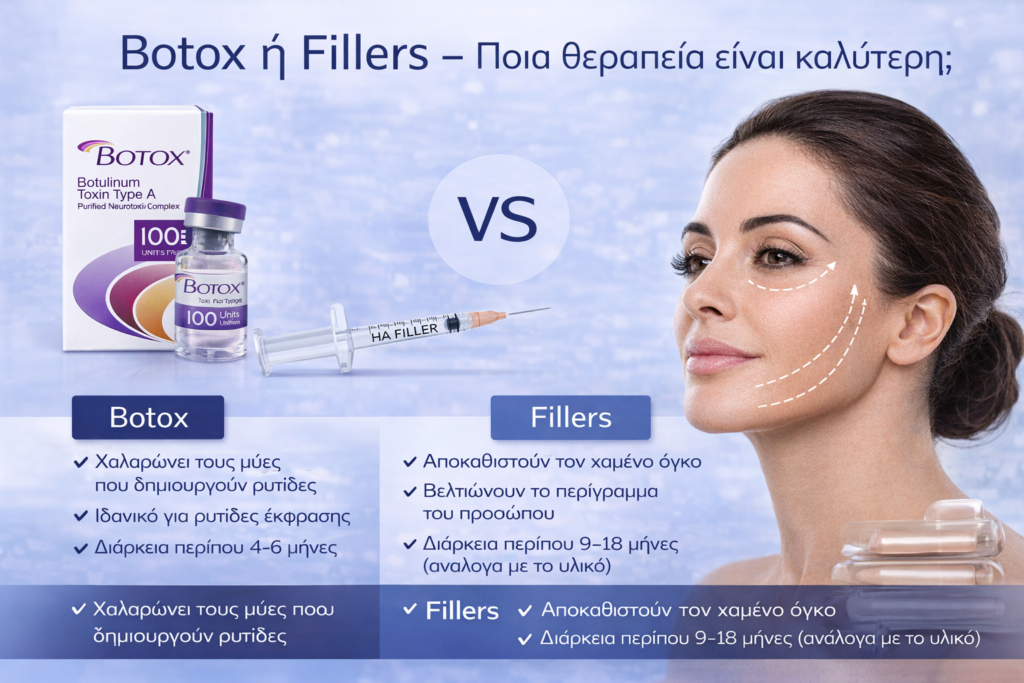 botox ή fillers