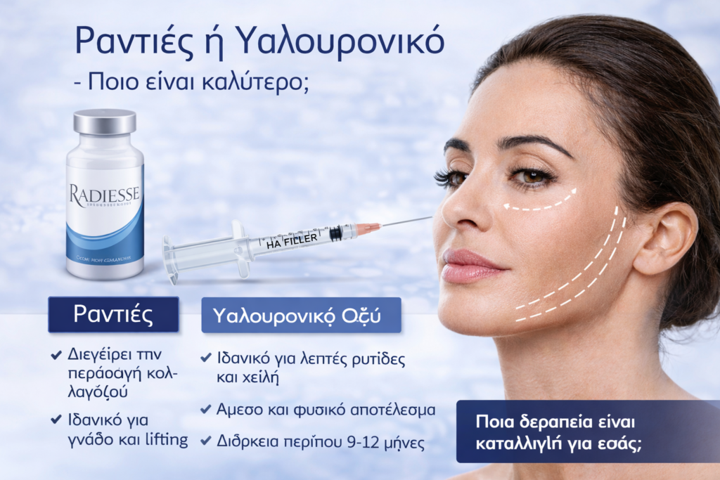 ραντιές ή υαλουρονικό